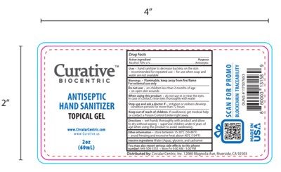 Curative Biocentric Antiseptic Hand Sanitizer 2oz (Curative Biocentric Antispetic Hand Sanitizer 2oz)